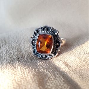 Clara • Artisan Citrine Statement Ring